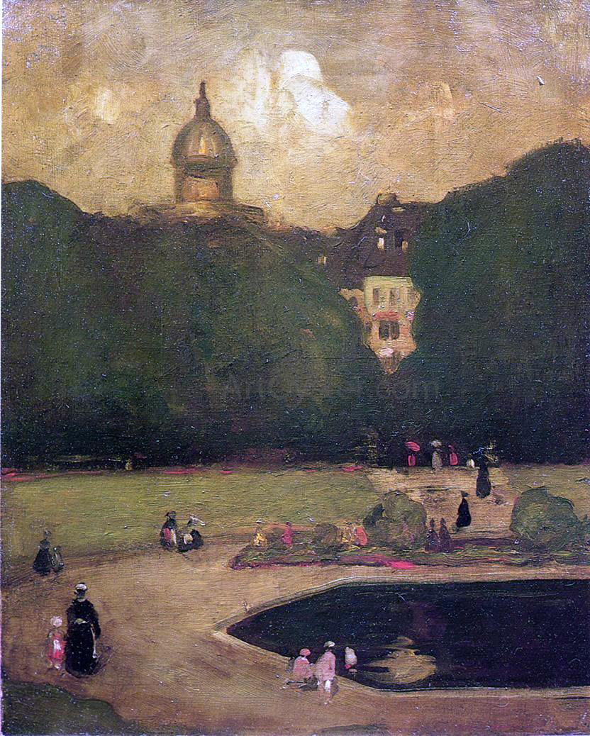 Robert Henri Au Jardin du Luxembourg - Canvas Print
