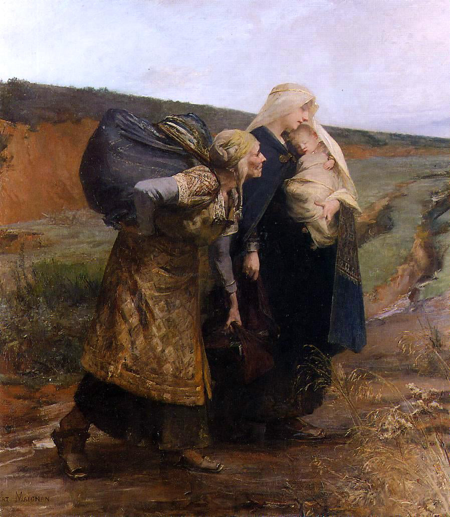 Albert Rene Maignan Audovere Repudie - Canvas Print