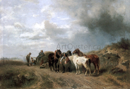 Ludwig Hartmann Auf Dem Felde - Canvas Print
