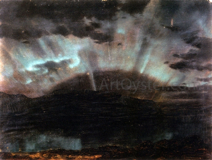 Frederic Edwin Church Aurora Borealis, Mt. Desert Island, from Bar Harbor, Maine - Canvas Print