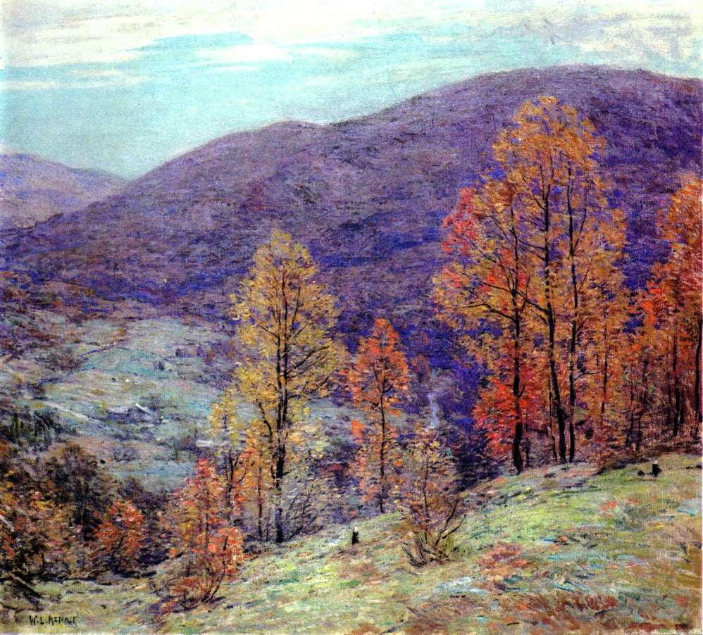 Willard Leroy Metcalf Autumn Glory - Canvas Print