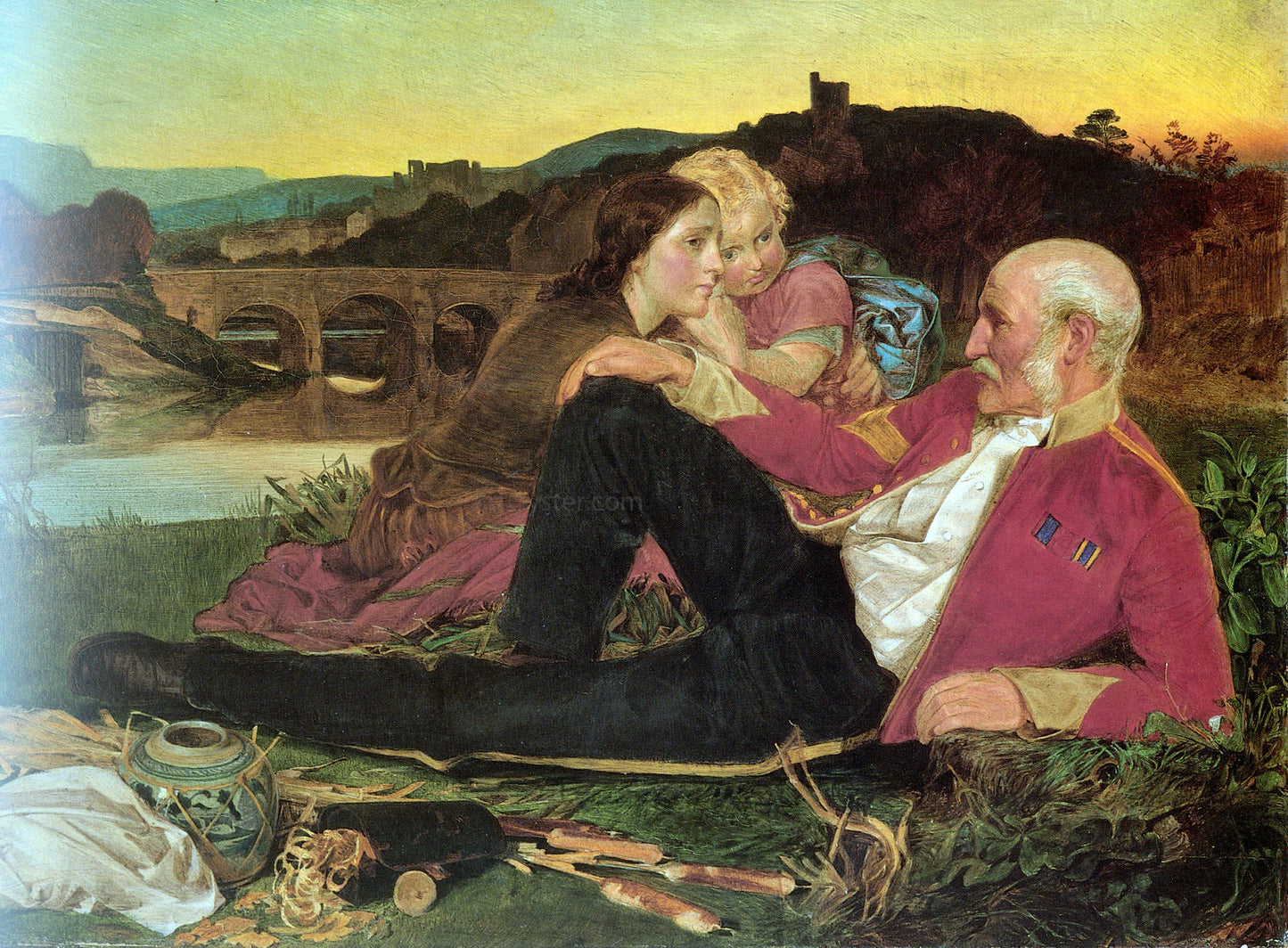 Anthony Frederick Sandys Autumn - Canvas Print