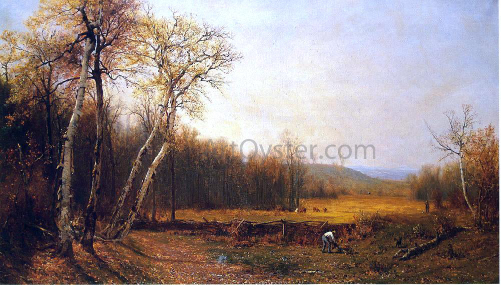 Jervis McEntee Autumn - Canvas Print