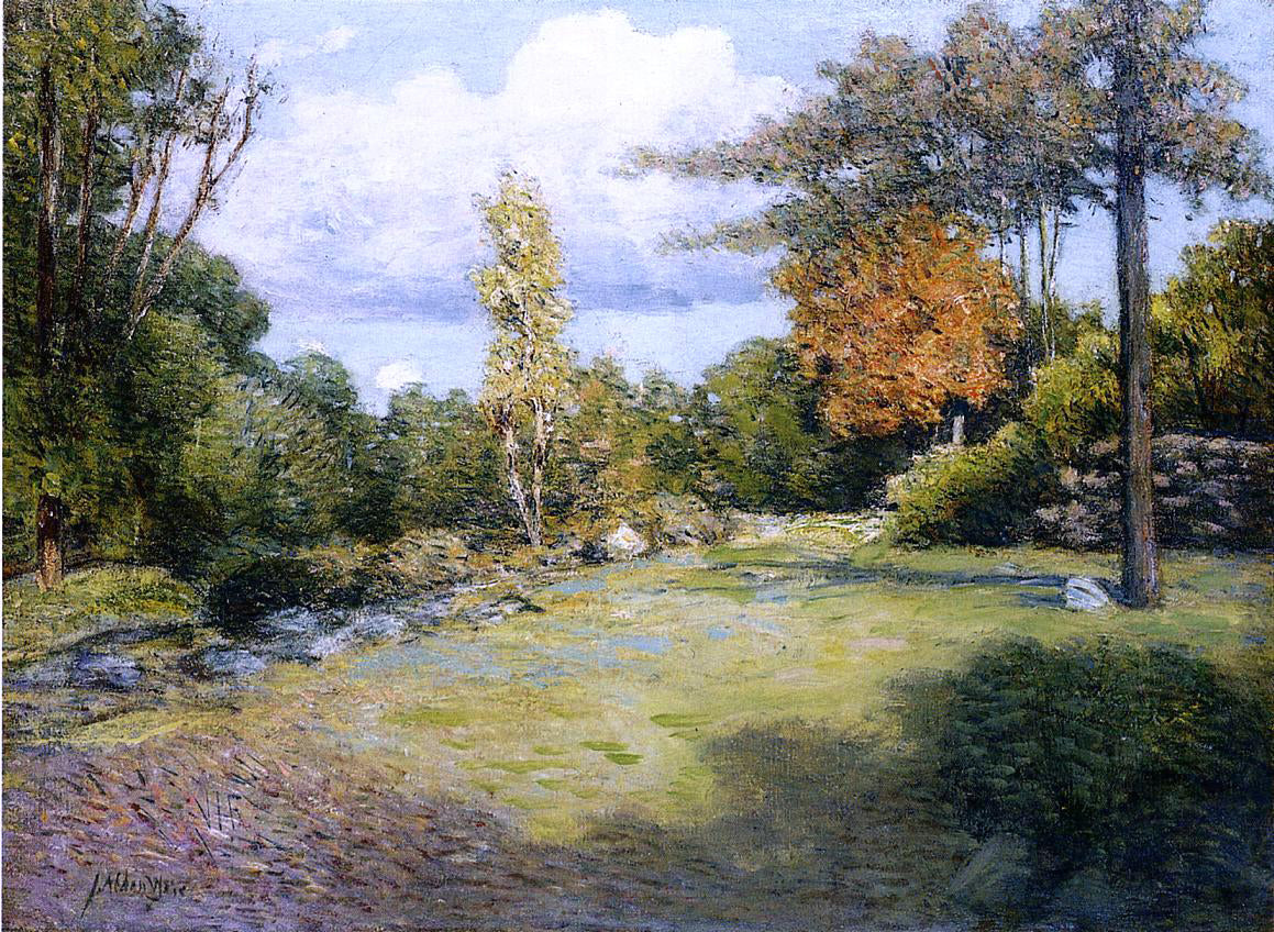Julian Alden Weir Autumn Days - Canvas Print
