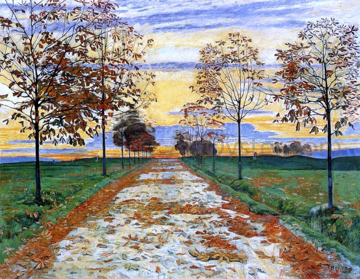 Ferdinand Hodler Autumn Evening - Canvas Print