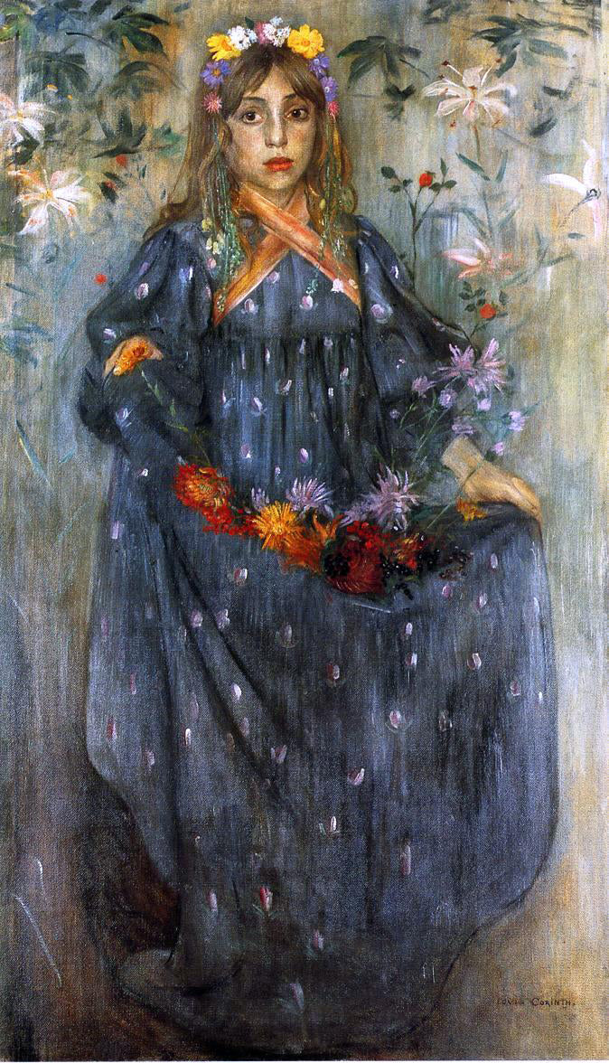 Lovis Corinth Autumn Flowers - Canvas Print