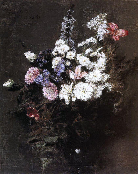 Henri Fantin-Latour Autumn Flowers - Canvas Print