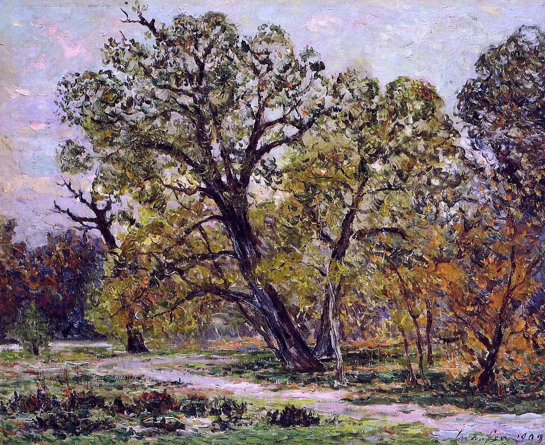 Maxime Maufra Autumn, Fontainebleau Forest - Canvas Print