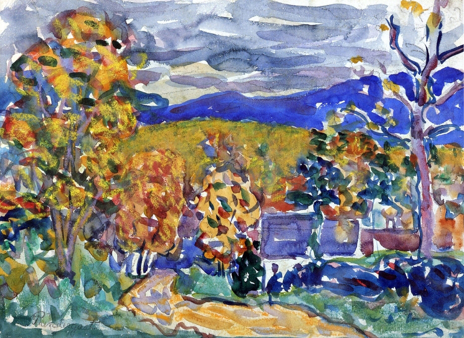 Maurice Prendergast Autumn in New England - Canvas Print