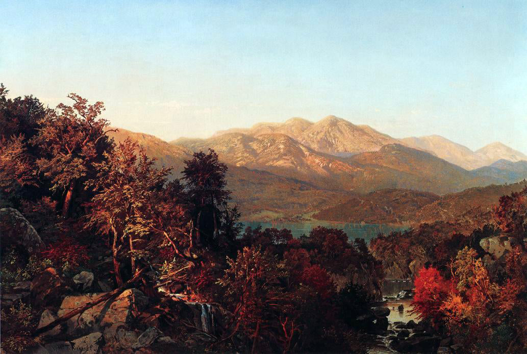 William Trost Richards Autumn in the Adirondacks - Canvas Print