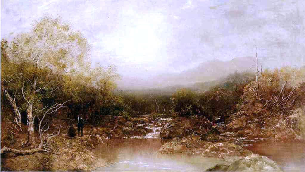 Ralph Albert Blakelock Autumn in the Adirondacks - Canvas Print