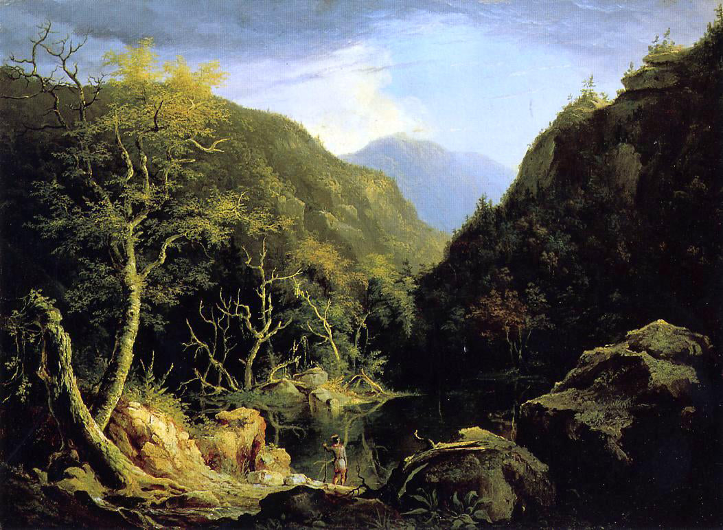 Thomas Cole Autumn in the Catskills - Canvas Print