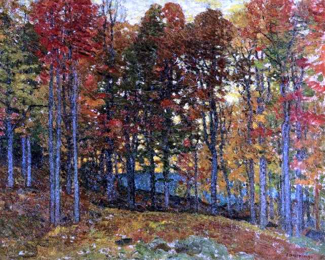 John Joseph Enneking Autumn Jewels - Canvas Print