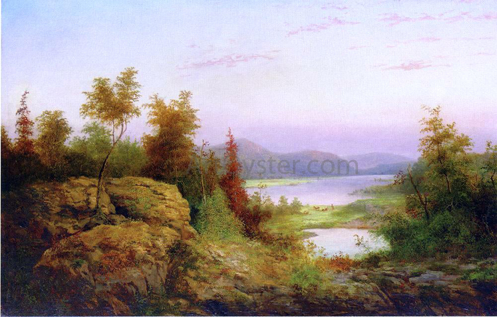 William Anthony Frerichs Autumn Landscape - Canvas Print