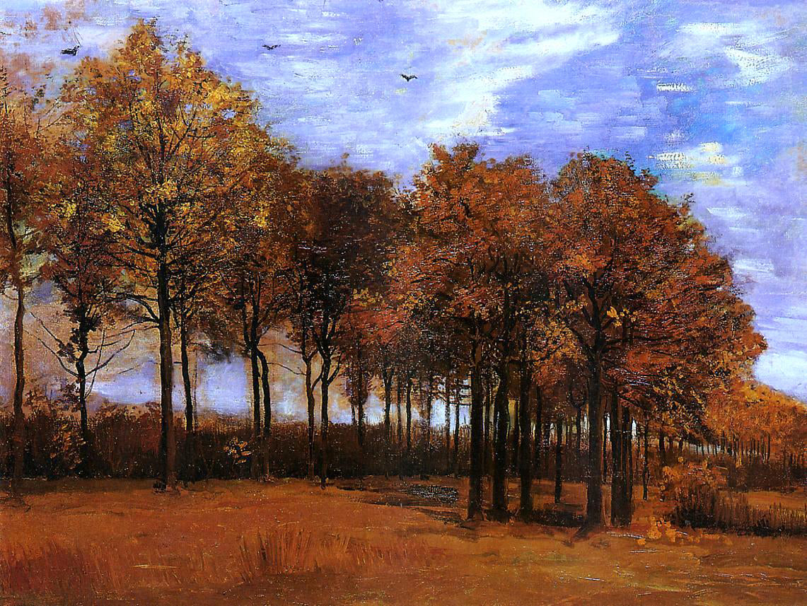 Vincent Van Gogh Autumn Landscape - Canvas Print