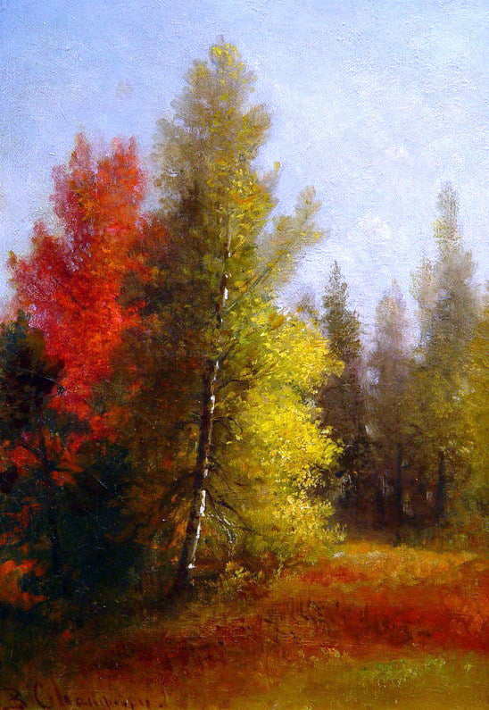 Benjamin Champney Autumn Landscape - Canvas Print