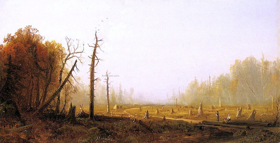 Alfred Thompson Bricher Autumn Landscape - Canvas Print