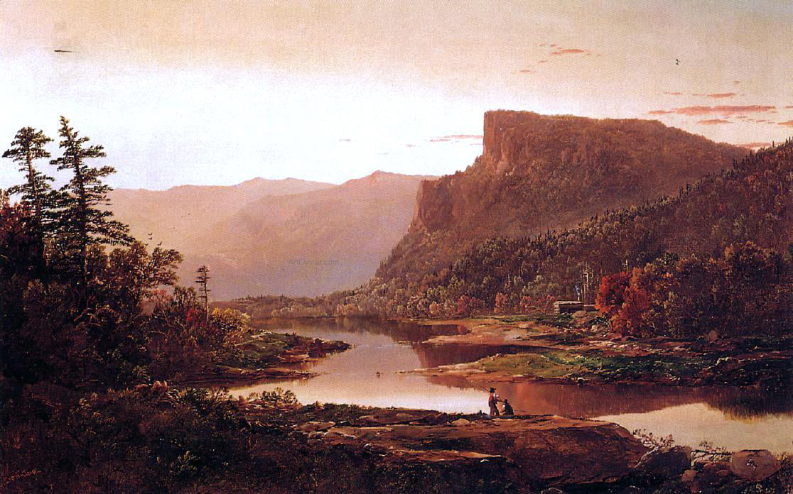 William Louis Sonntag Autumn Landscape - Canvas Print