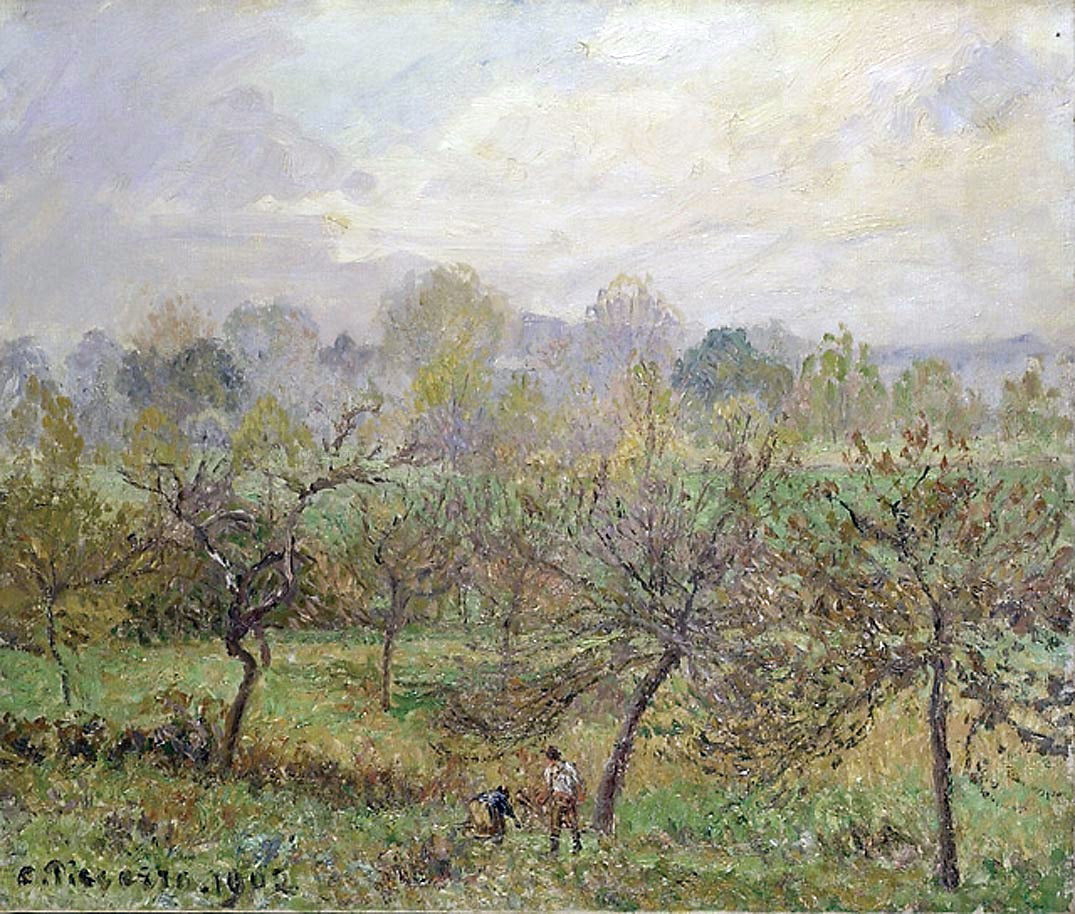 Camille Pissarro Autumn, Morning Mist, Eragny-Sur-Epte - Canvas Print