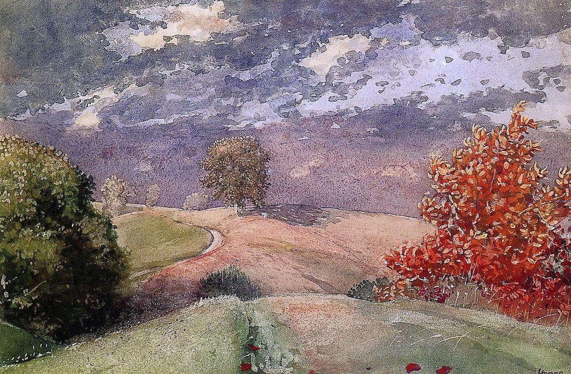 Winslow Homer Autumn, Mountainville, New York - Canvas Print