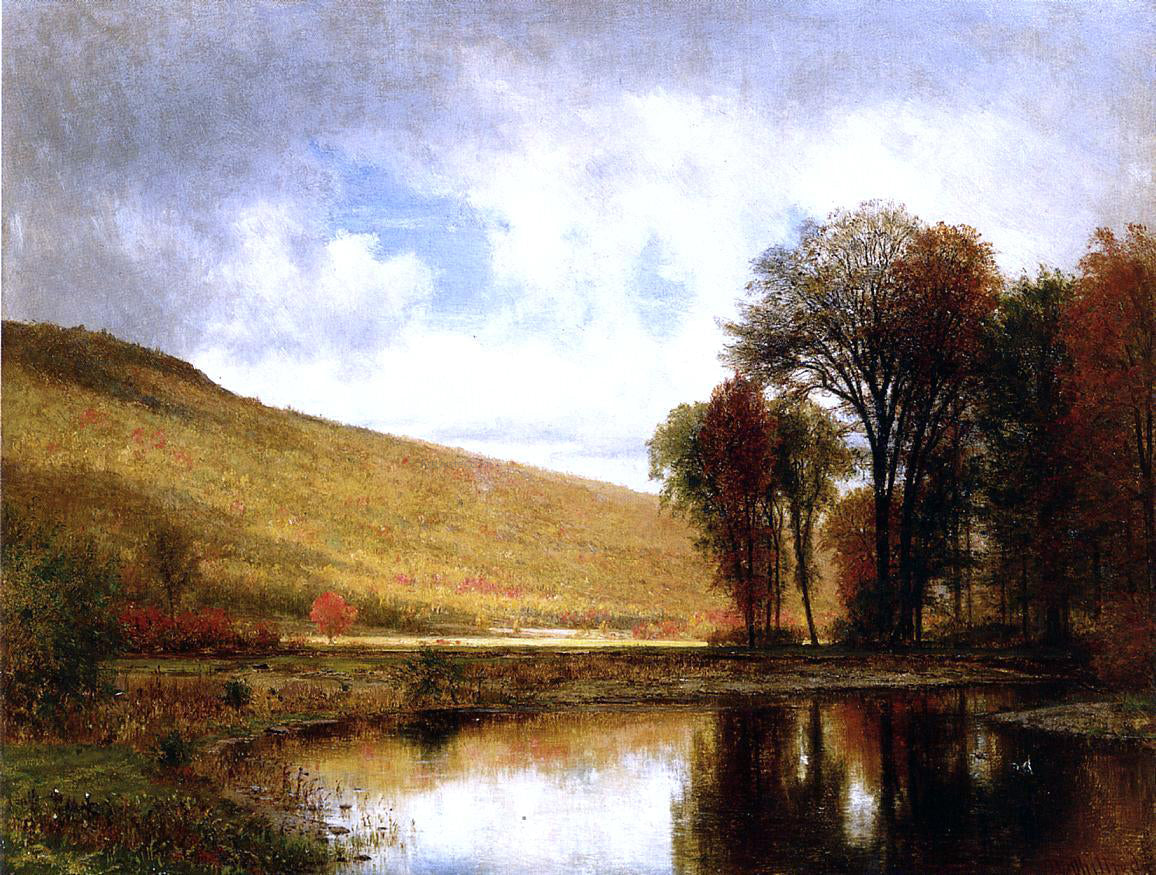 Thomas Worthington Whittredge Autumn on the Deleware - Canvas Print