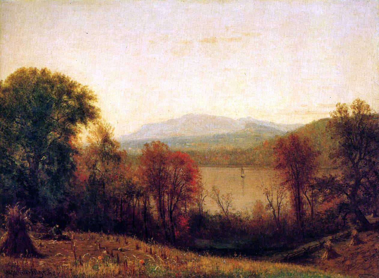 Thomas Worthington Whittredge Autumn on the Hudson - Canvas Print