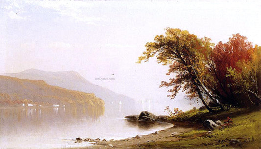 Alfred Thompson Bricher Autumn on the Lake - Canvas Print