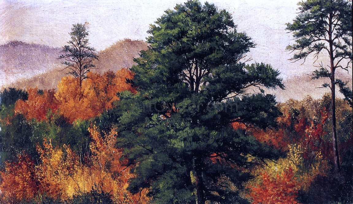William Aiken Walker Autumn Scene in the North Carolina Mountains - Canvas Print