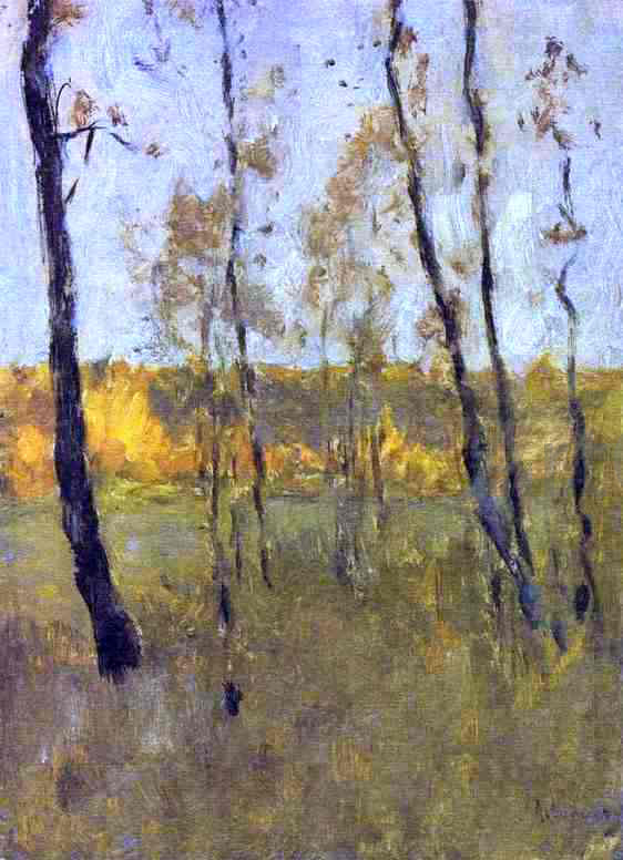 Isaac Ilich Levitan Autumn Study - Canvas Print