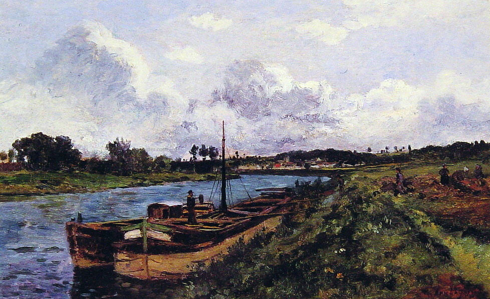 Karl-Pierre Daubigny Auvers Sur Oise - Canvas Print