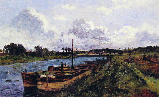 Karl-Pierre Daubigny Auvers Sur Oise - Canvas Print
