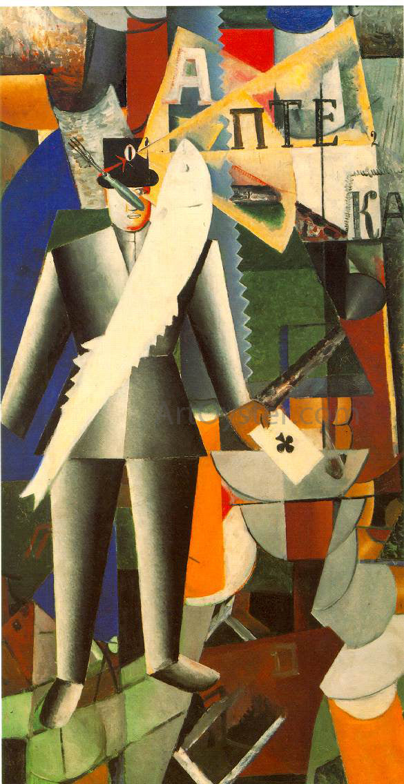Kazimir Malevich Aviator - Canvas Print