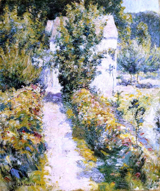 John Twachtman Azaleas - Canvas Print