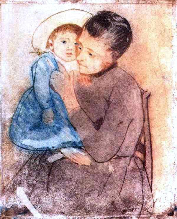Mary Cassatt Baby Bill - Canvas Print