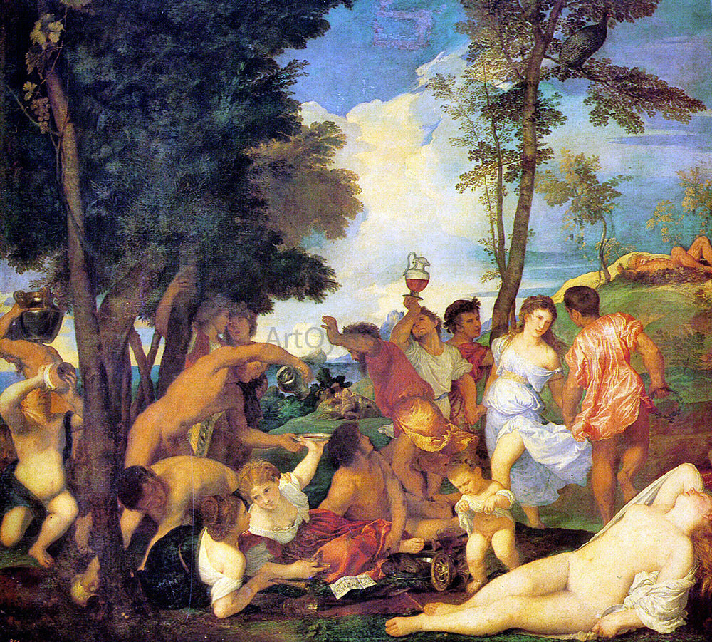 Titian Bacchanal - Canvas Print