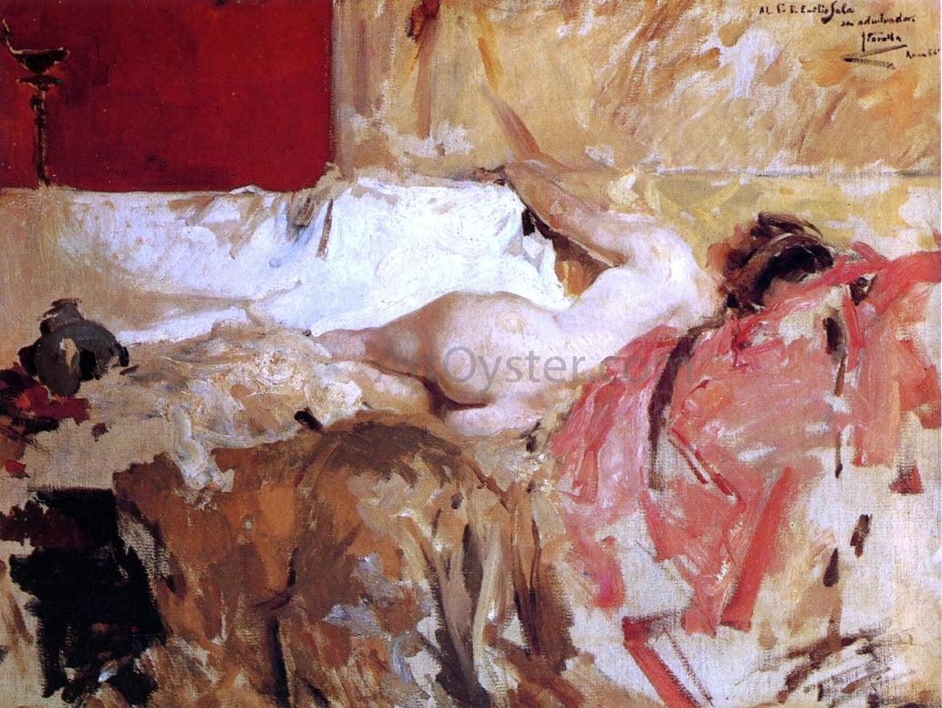 Joaquin Sorolla Y Bastida Bacchante - Canvas Print