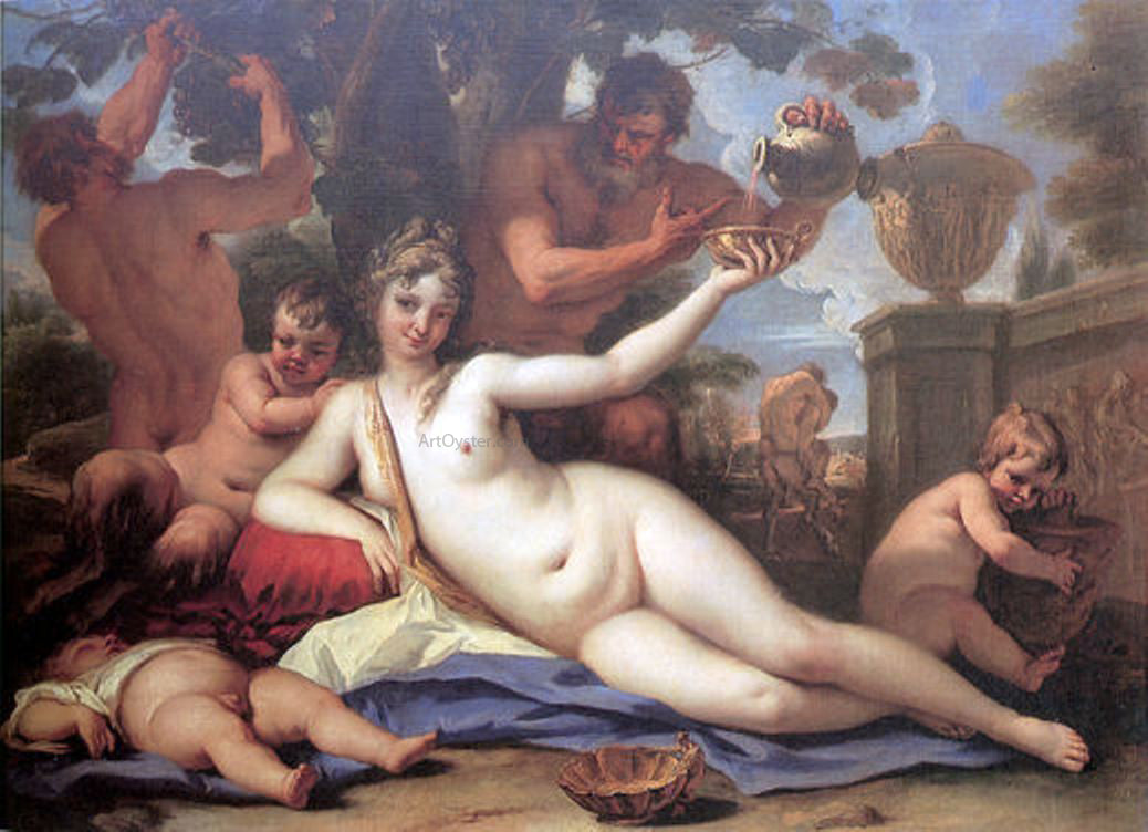 Sebastiano Ricci Bacchante - Canvas Print