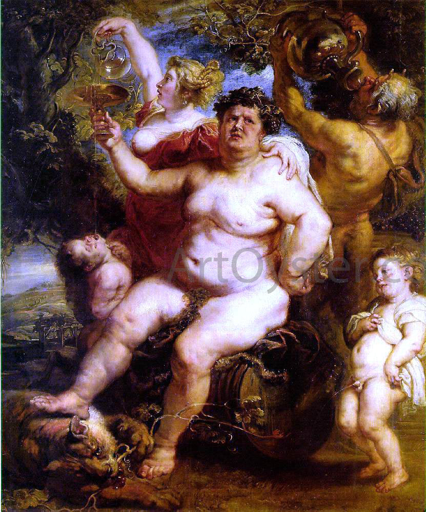 Peter Paul Rubens Bacchus - Canvas Print