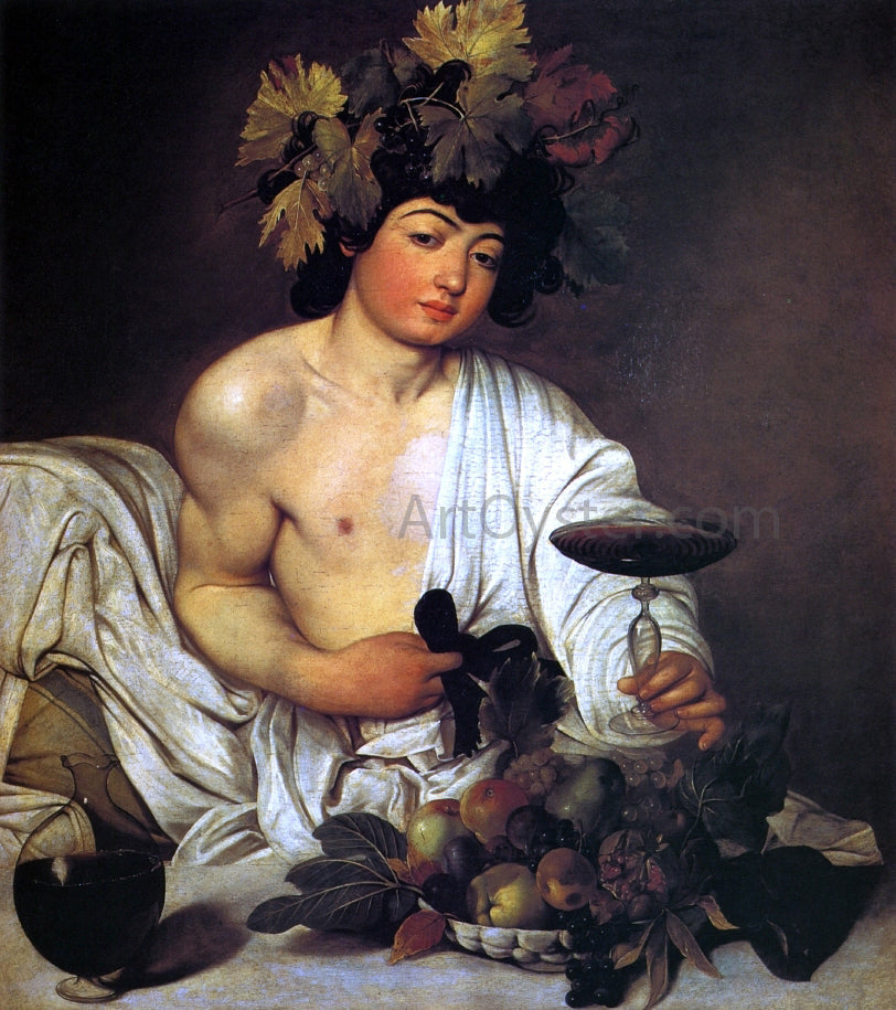 Caravaggio Bacchus - Canvas Print