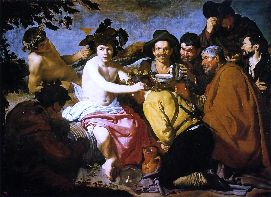 Diego Velazquez Bacchus aka "The Drunken" - Canvas Print