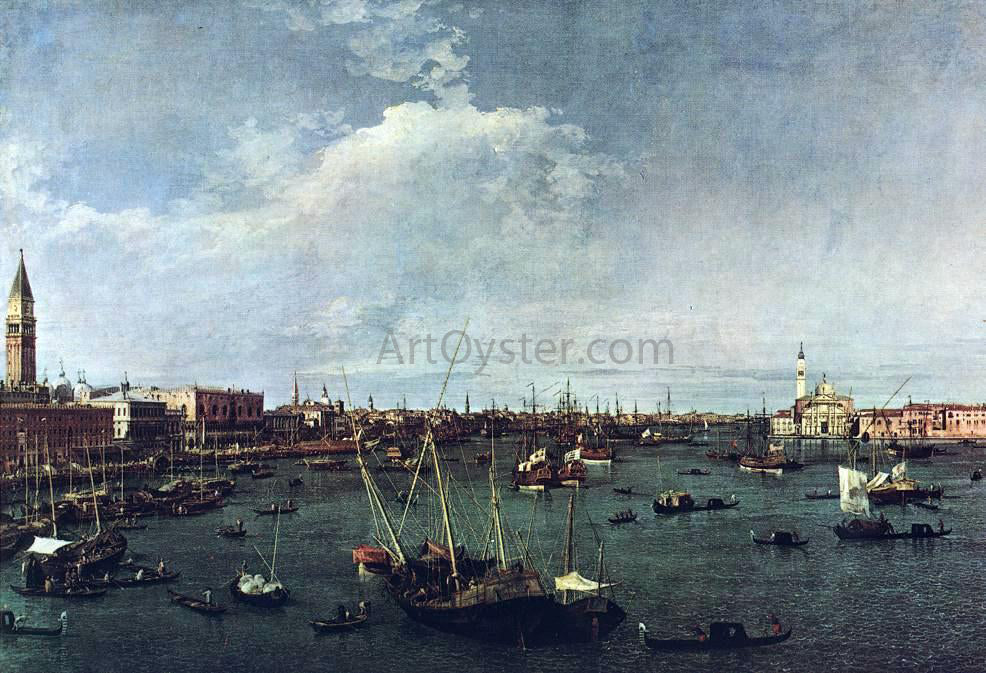 Canaletto Bacino di San Marco - Canvas Print