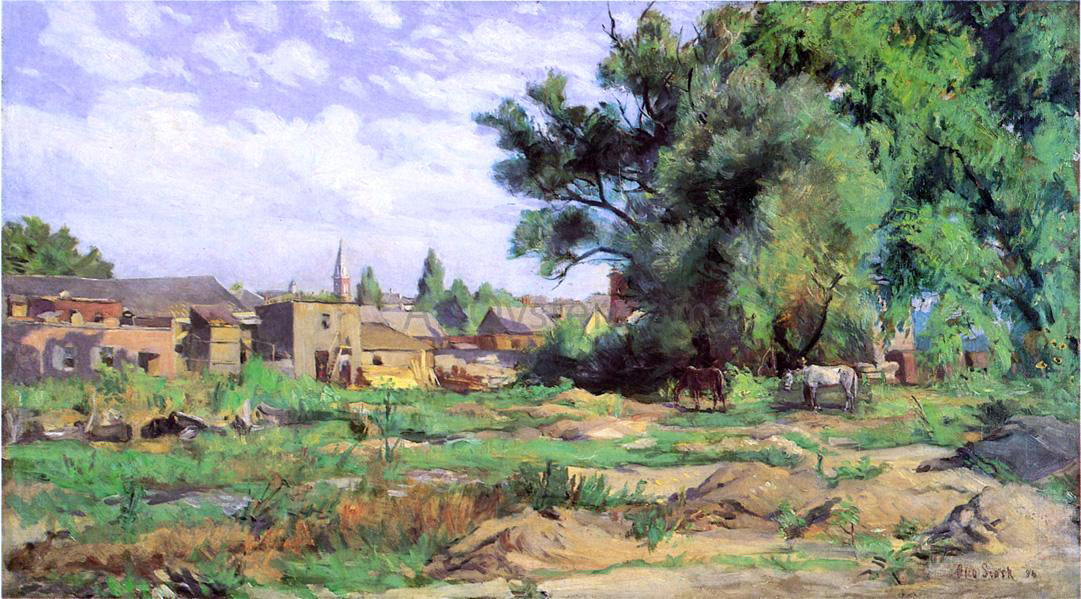 Otto Stark Bad Pasturage - Canvas Print