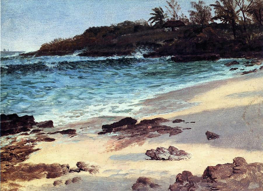 Albert Bierstadt Bahama Cove - Canvas Print