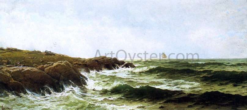 Alfred Thompson Bricher Bakers Island - Canvas Print
