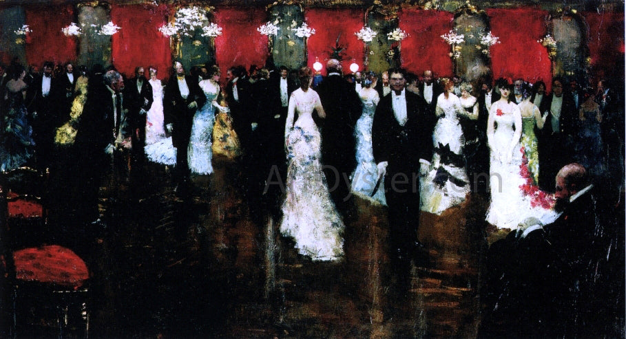 Jean-Georges Beraud Bal a la Prasidence - Canvas Print