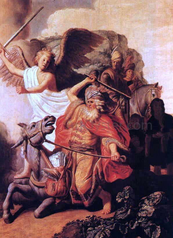 Rembrandt Van Rijn Balaam's Ass - Canvas Print