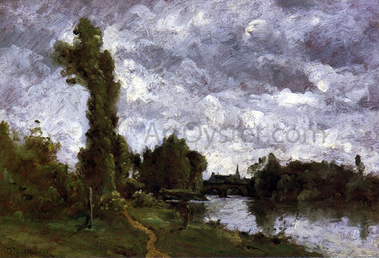 Paul Desire Trouillebert Banks of a River - Canvas Print