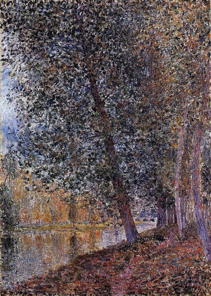 Alfred Sisley Banks of the Loing, Autumn - Canvas Print