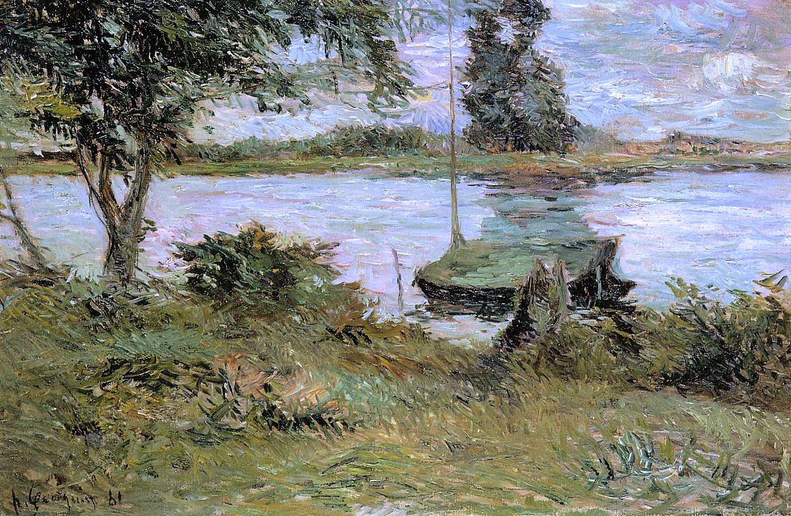 Paul Gauguin Banks of the Oise - Canvas Print
