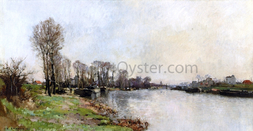 Pierre-Emmanuel Damoye Banks of the River - Canvas Print